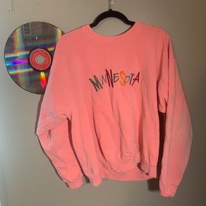 Vintage embroidered Minnesota crewneck